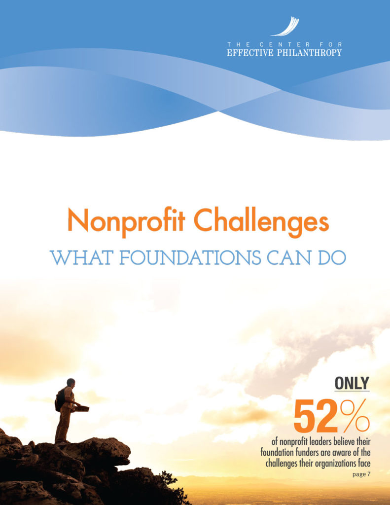 Nonprofit Challenges What Foundations Can Do The Center for