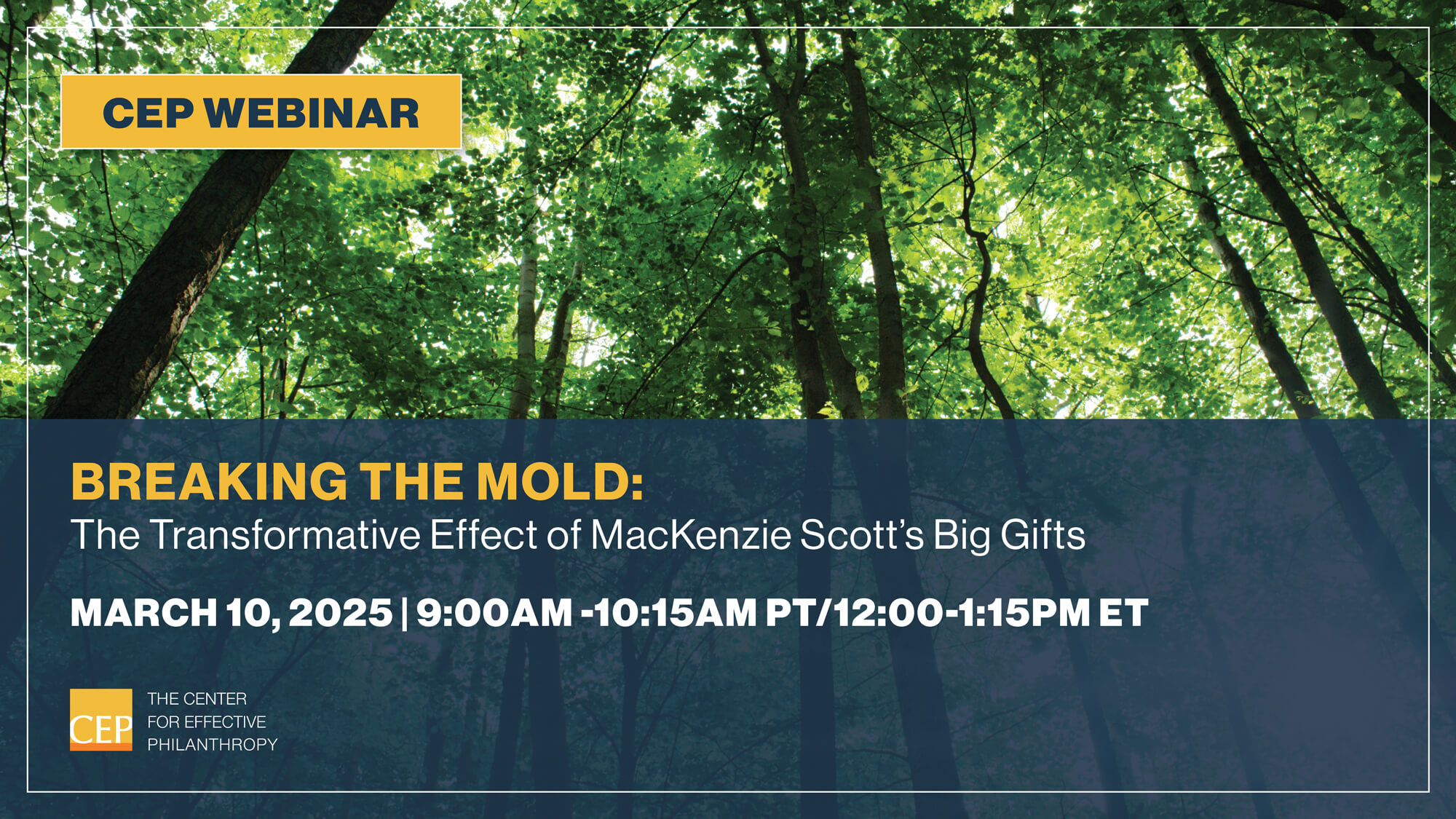 Breaking the Mold - CEP Webinar image